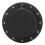 Magnetic Kitchen Timer Stainless Steel Suction Base Black 1
