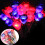 Kunstig rose LED-lysende dekoration 2 stk. 1
