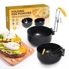 Stainless Steel Egg Poacher Ring with Hang Ear