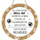 Placa decorativa rústica redonda para cachorro, 20x20cm (8x8 polegadas), 1 peça. 1