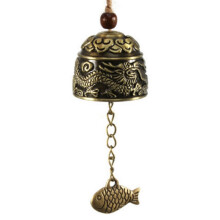 Carillon éolien feng shui Joyfeel à motif de poisson (1 pièce)