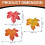 Sculture decorative da parete in acero per autunno, Ringraziamento e Natale. 3