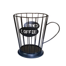 Soporte para cápsulas de café, vaso de almacenamiento para mostrador (30 cápsulas)