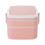 Dubbellaagse draagbare lunchbox met deksel, 1 stuk 1
