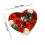 Rosas artificiales rosas en caja con forma de corazón (1 unidad) 3