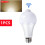 Lâmpada LED E27 com sensor de movimento, 15W/18W, para uso interno e externo. 1