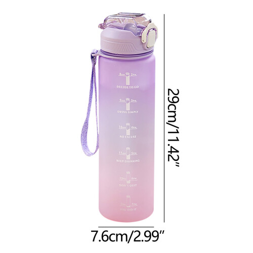 Gourde de sport PAVEOS violette 1 L