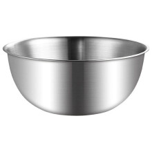Bassine à légumes extra large en acier inoxydable de 12 pintes
