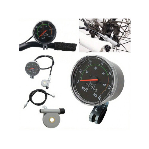 Tachimetro analogico meccanico per bicicletta con hardware 2
