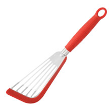 Spatola per pesce in acciaio inox con bordo in silicone (1 pezzo)