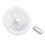 Ventilateur de plafond intelligent LED avec éclairage blanc 30W et télécommande 1