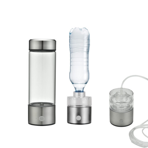Bouteille d'eau à hydrogène SPE PEM double verre 500 ml