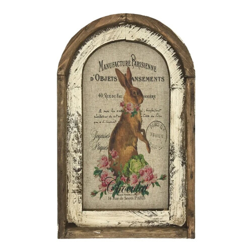 Bunny Wall Art Print Farmhouse Decor1Piece