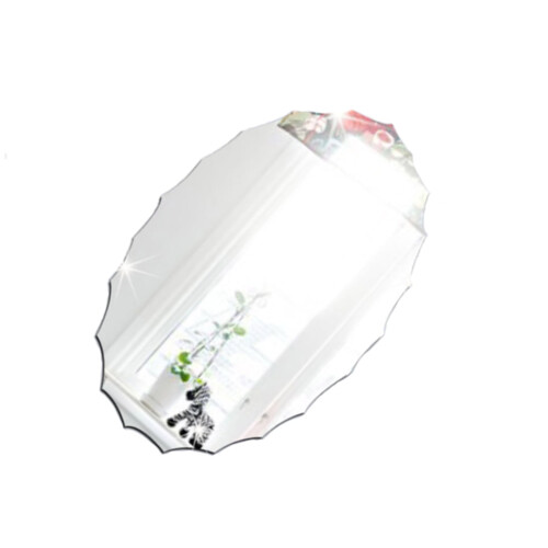 Oval Bathroom Mirror Trim Plastic 1 Pack 2