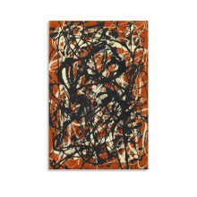 Affiche abstraite de Jackson Pollock, 30 x 45 cm