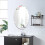 Oval Bathroom Mirror Trim Plastic 1 Pack 5