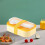 Single-layer compartment lunch box portable for office 1