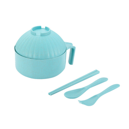 Ramen Cooker Set with Bowl Spoon Chopsticks Fork