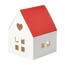 Christmas Gift Box Red Roof Small Paper Box 1 Pack