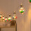 LED Christmas bulb ornaments red snowflake copper wire 1