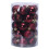 Pompotops Christmas Tree Decoration Balls Wine Red 4cm 34 1