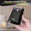 Men's minimalist aluminum wallet with RFID blocking and 7