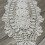 Handmade Crochet Oval Table Runner Beige 12x24 in 3