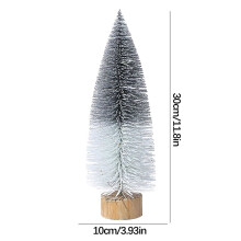 Mini décoration lumineuse de bureau en forme de sapin de Noël, 29,7 cm