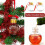 Pallonmuotoiset pullot korkilla 50ml 4 kpl 4