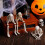 Set de decorațiuni schelet de Halloween BOBOMOTI 3