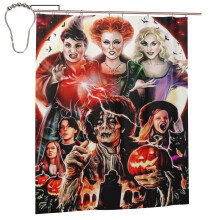 Hocus Pocus shower curtain 60x72 inches with 12 hooks