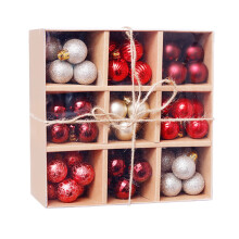 Christmas Balls Ornaments Red 1.2 Inch 99 Pieces