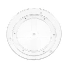 Rotating Seasoning Rack Transparent Lazy Susan 12-inch