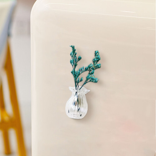 Aimant de réfrigérateur mini vase en céramique 3D 1