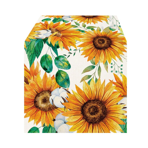 Polyester-Tischdecke mit Cartoon-Gemüsemotiv, wasserdicht und ölabweisend