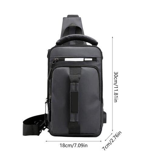 Ελαφρύ σακίδιο ημέρας Sling Bag Crossbody για άνδρες και γυναίκες 2