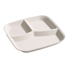 Washranp unbreakable divided plate, food-grade BPA-free,