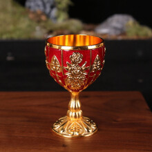 Wine Cup Glass Vintage Metal 30ml
