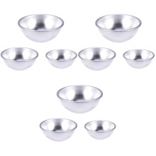 Half Circle Muffin Mold for Pudding or Pumpkin Balls Set of