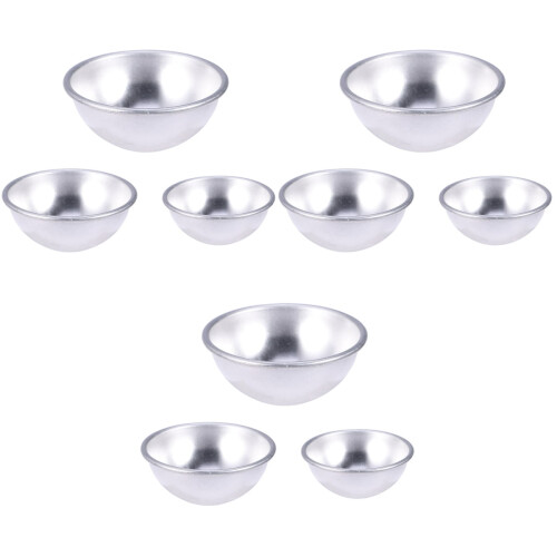 Half Circle Muffin Mold for Pudding or Pumpkin Balls Set of