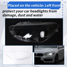Bil VäNster StråLkastare Glas LampskäRm StråLkastare Shell Lins Lamp Cover Lins för 1 Series F20 116I 118I 120I 2016-2019
