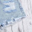 Mädchen-Jeansshorts, einfarbig, zerrissen, lässiger Stil mit 7