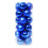 Christmas Ball Ornaments Blue 24PC 1