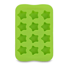 Leott silicone ice cube tray green star 12-grid