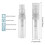 160x 3ML Transparent Plastic Spray Bottle Small Cosmetic Packing Atomizer Perfume Bottles Atomizing Spray Liquid Contain 7