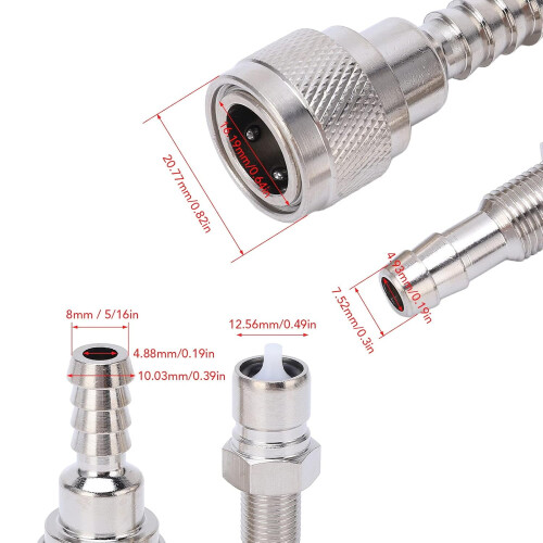 Conector combustibil exterior mascul mamă 3B2 70250 2 buc 2