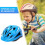 Cycling Helmet Blue Breathable and Safe 6
