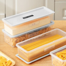 Transparent Noodle Box with Lid for Pasta and Dry Food