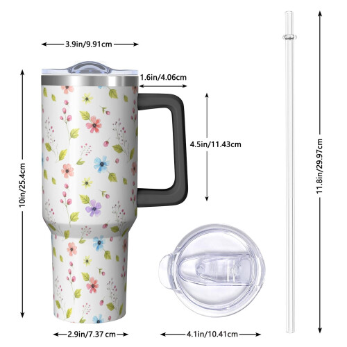 Isolierbecher „Pioneer“ mit Blumenmuster, 1,2 Liter 1