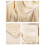 Flannel Jacquard Throw Blanket Beige 28x39 Inch 5